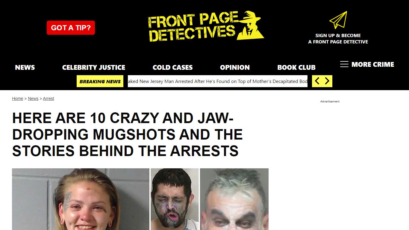 The story behind 10 crazy, funny mugshots and arrests